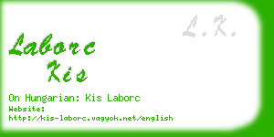 laborc kis business card